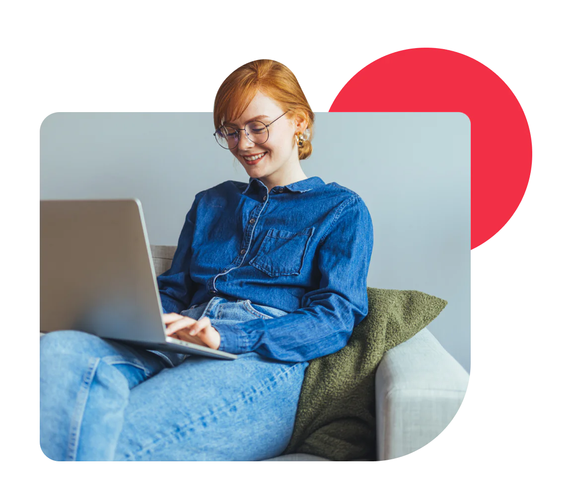 Girl reading the 2024 Twilio Consumer Preferences Report