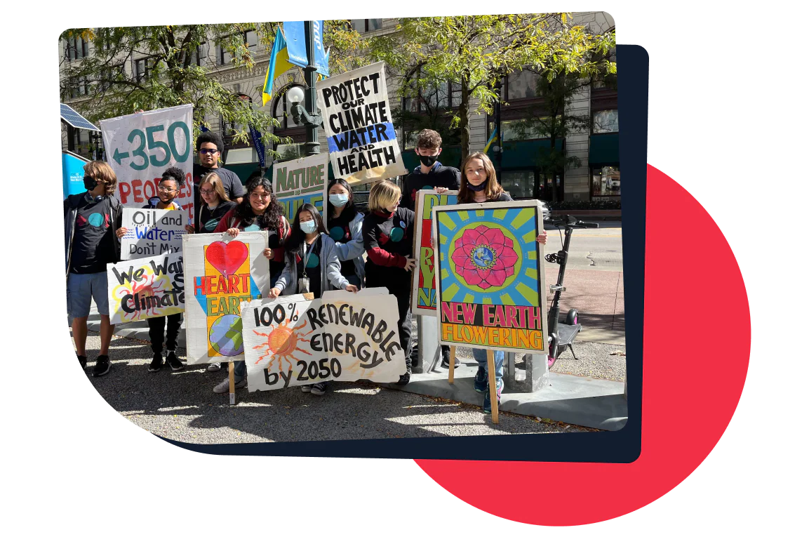 Action for the Climate Emergency mobilizes youth for a climate strike.